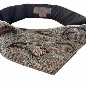 Christian Dior “Ceintures” VINTAGE Multicolor Beaded Belt